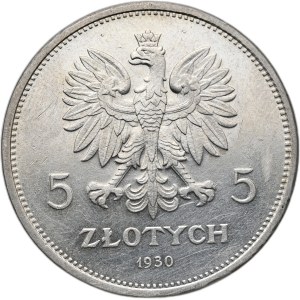 Second Republic, 5 zlotys 1930 banner