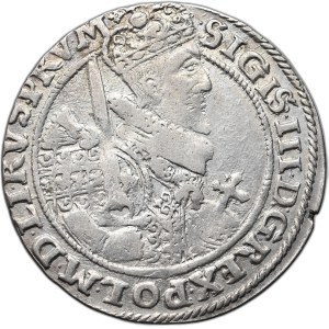 Sigismund III Vasa, ort 1622, Bydgoszcz, PRV:M+, without hand holding apple