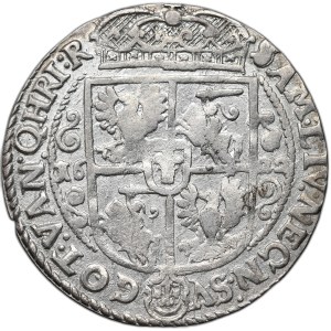 Sigismund III Vasa, ort 1622, Bydgoszcz, PRV:M+, without hand holding apple