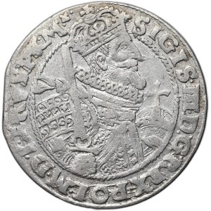 Sigismund III Vasa, ort 1622, Bydgoszcz, with error punctuation PV.M+ to PR.M+