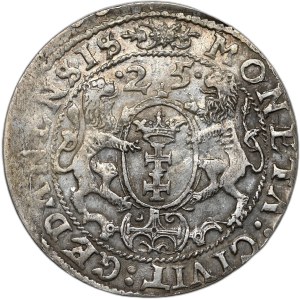 Sigismund III Vasa, ort 1625, Gdansk, MONETɅ instead of MONETA.