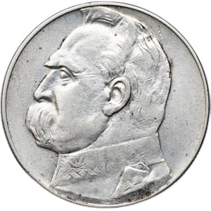 II Rzeczpospolita, 10 zlotych 1934 Pilsudski, official eagle