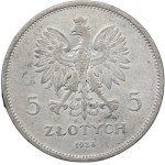 II Rzeczpospolita, 5 zlotys 1928, Nike, Brussels