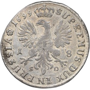 Prusko (knížectví), Fridrich III, ort 1699 SD (s velkými rozestupy)