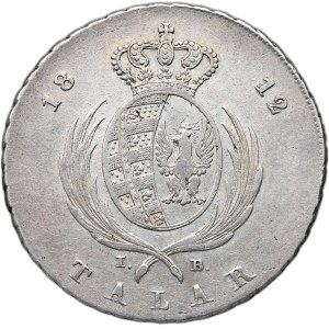 Principality of Warsaw, Frederick August I, thaler 1812 IB