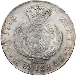 Saxony, Frederick August III, 1812 SGH thaler, Dresden