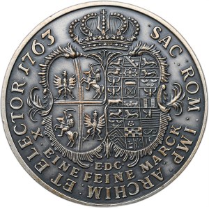 Copy of the thaler of August III Sas 1763 EDC, Leipzig.