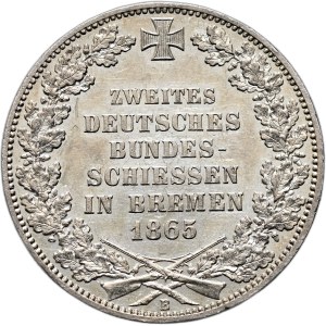 Niemcy, Brema, Talar 1865, z okazji 2. Ogólnoniemieckich Zawodów Strzeleckich
