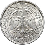 Germany, Weimar Republic, 5 marks 1932 A, Berlin, Oak Tree