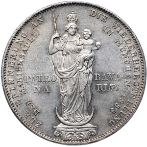 Niemcy, Bawaria, talar 1855, Monachium