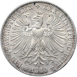 Germany, Frankfurt, thaler 1860