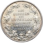 Germany, Hannover, commemorative thaler 1865 B, 50th anniversary of the victory at Waterloo
