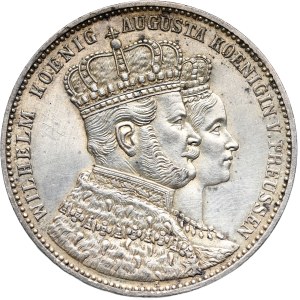 Nemecko, Prusko, korunovačný tolar 1861, Berlín