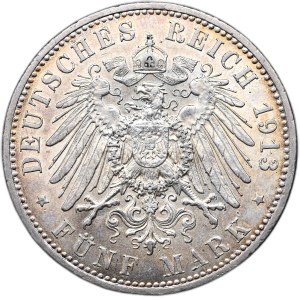 Nemecko, Prusko, Wilhelm II, 5 mariek 1913 A, Berlín