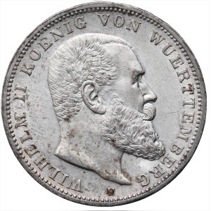Germany, Württemberg, 3 marks 1912 F, Stuttgart