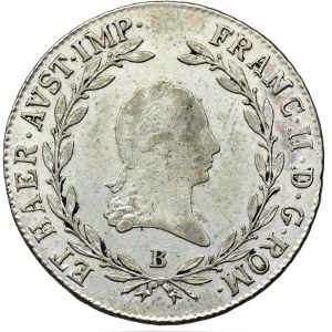 Austria, Francis I, 20 krajcars 1805 B, Kremnica