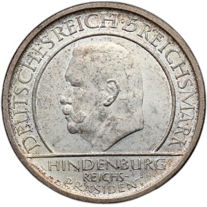 Germany, Weimar Republic,5 marks 1929 A, Berlin, Hindenburg Oath of Office