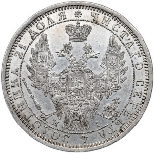 Rusko, Mikuláš I., rubl 1855 СПБ HI, Petrohrad