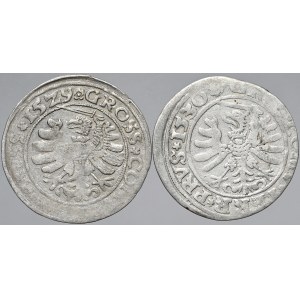 Zestaw 2 groszy toruńskich Zygmunta Starego 1529 i 1530