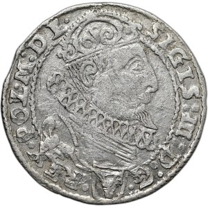Sigismund III Vasa, sixpence 1625, Cracow, coat of arms of Półkozic