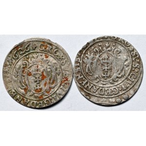 Set of 2 Gdansk pennies 1626 and 162x