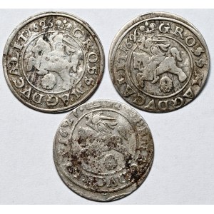 Set of 3 pennies of Vilnius 1626-1627
