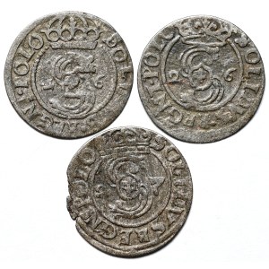 Zestaw 3 szelągów 1626-1627