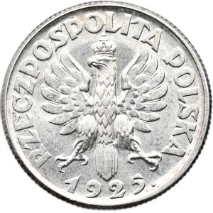 II Rzeczpospolita, 1 zlotý 1925 Žena a uši