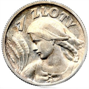 La deuxième République polonaise, 1 zloty 1925, Femme et oreilles