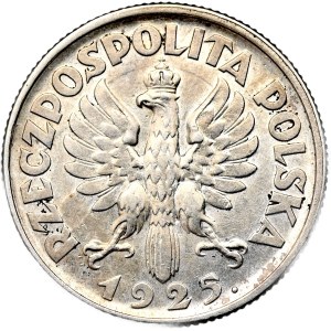 La deuxième République polonaise, 1 zloty 1925, Femme et oreilles