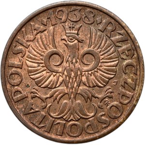 Second Republic, 2 pennies 1938