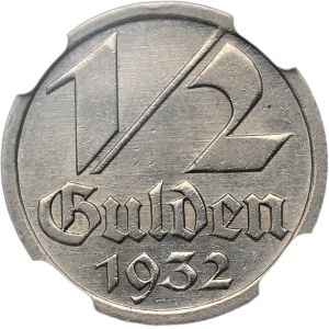 Free City of Danzig, 1/2 guilder 1932, Utrecht