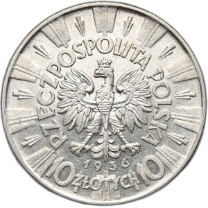Druhá polská republika, 10 zlotých 1936 Piłsudski