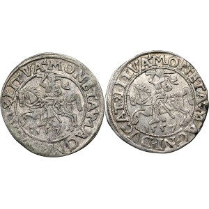 Sada 2 vilniuských půlgrošů z roku 1557, L/LITVA a LI/LITVA