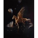 Wojtek Siudmak (b. 1942), Golden Pegasus, 1990