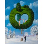 Rafał Olbiński (b. 1943), Postcard from the next summer, 2020