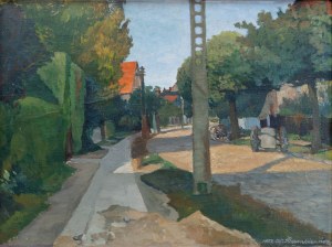 Kazimierz Śramkiewicz (1914 - 1998), Ulica Podhalańska w Oliwie, 1952