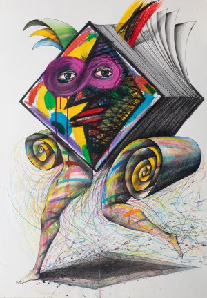 Zygmunt Januszewski (1956 - 2013), Farben - Lehrer, 1991