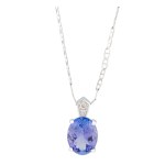 Pendant with chain, Poland, Chorzow, second half of the 20th century.