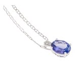 Pendant with chain, Poland, Chorzow, second half of the 20th century.