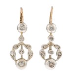 Earrings, 19th/20th century, Art Nouveau