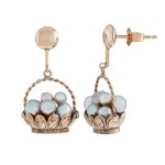 Earrings, 1st half of the 20th century.