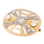 Brooch, 1930s-40s, art déco