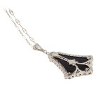 Necklace, 1930s-40s, art déco