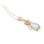 Pendant with chain, 2nd half of 20th century.