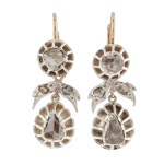 Day and night earrings, 19th/20th century.