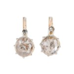 Earrings, France, 19th/20th century.