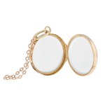 Pools of Light medallion with chain, Austria, Vienna, late 19th century, Victorian style