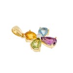 Pendant in the form of a flower, 2nd half of the 20th century.