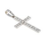 Pendant in the form of a cross, 2nd half of the 20th century.